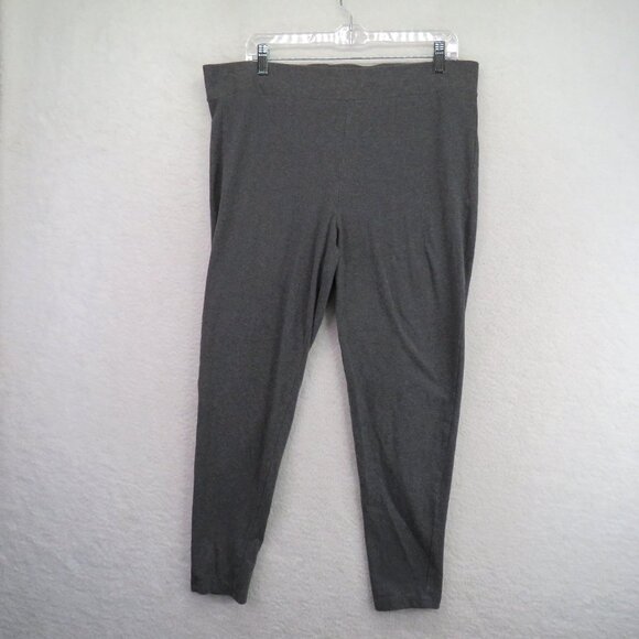 Torrid Pants Plus Size 3X Dark Gray Leggings Stretch Comfort - Picture 1 of 6